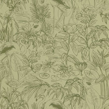 103937701 Le Cap Green & Co Vert Kaki Wallpaper By Caselio