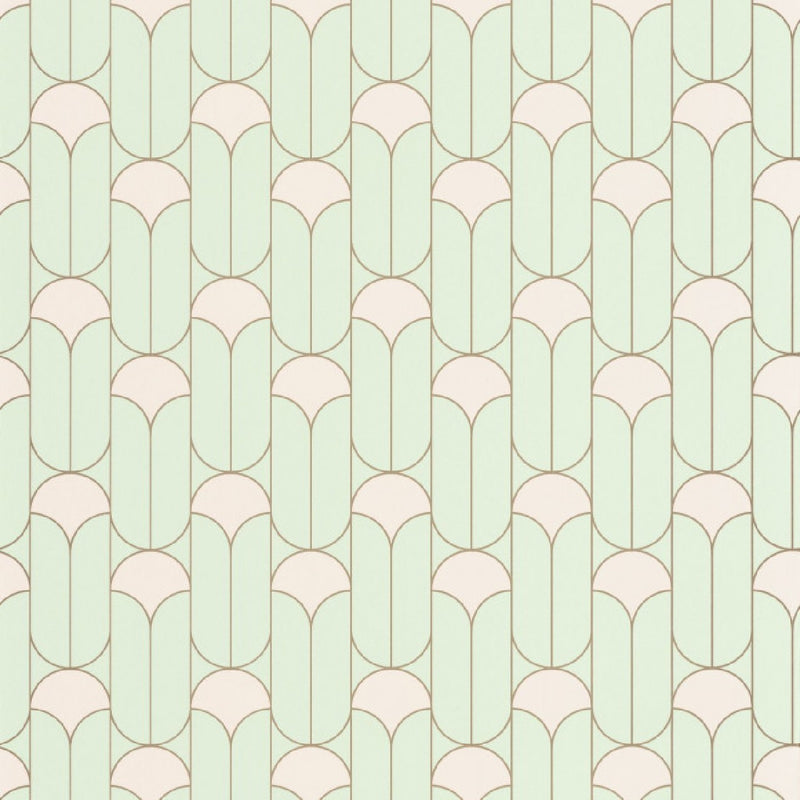 103967107 Paris Green & Co Vert Amande Wallpaper By Caselio