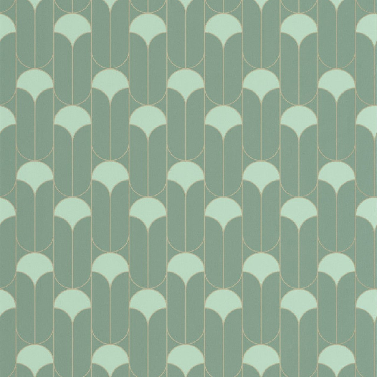 103967299 Paris Green & Co Vert de Gris Wallpaper By Caselio