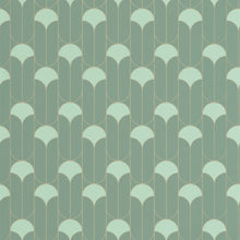 103967299 Paris Green & Co Vert de Gris Wallpaper By Caselio