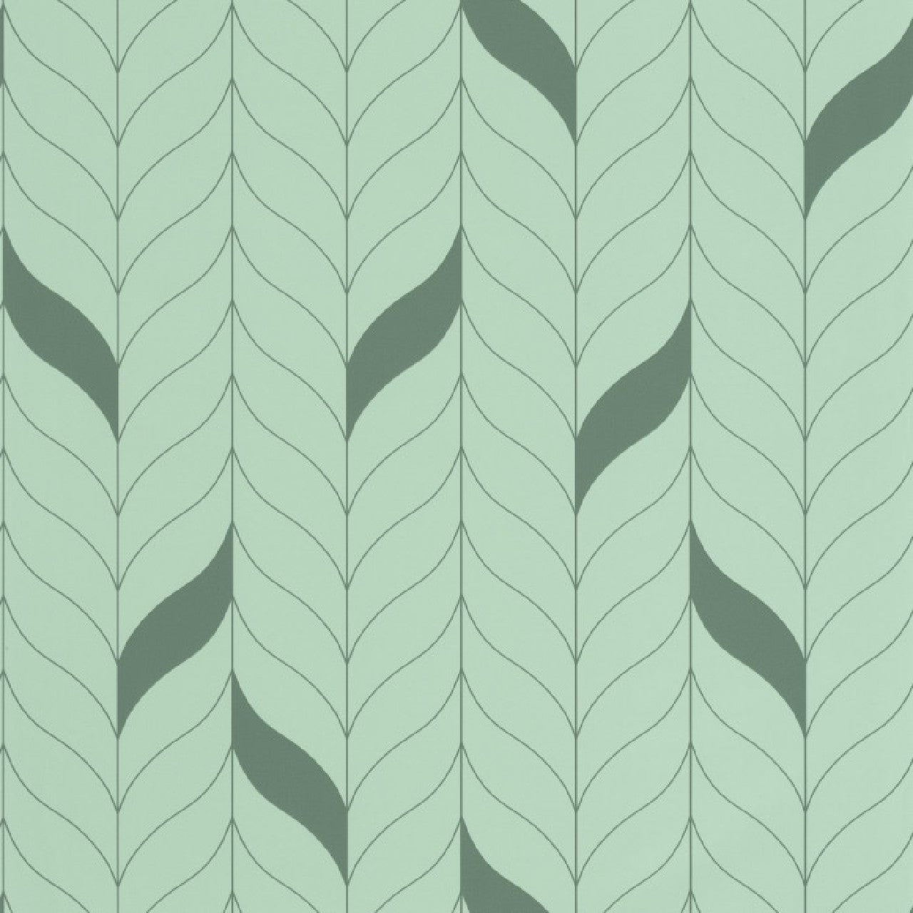 103977211 Manille Green & Co Vert de Gris Wallpaper By Caselio