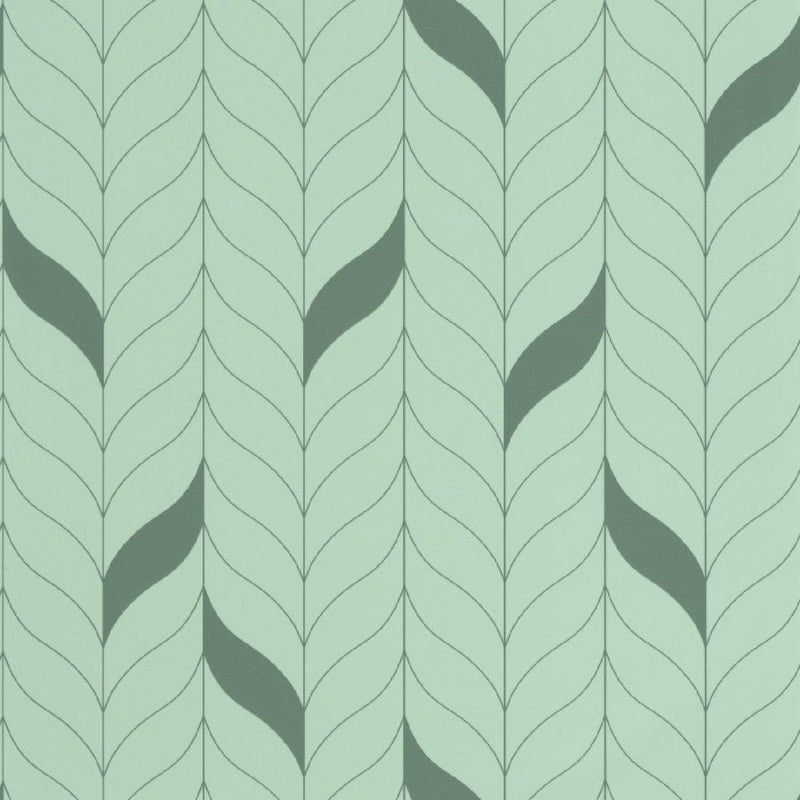 103977211 Manille Green & Co Vert de Gris Wallpaper By Caselio