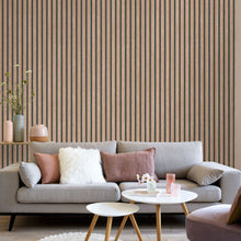 10400-32 Acoustic Wood Panelling Beige Wallpaper By Erismann