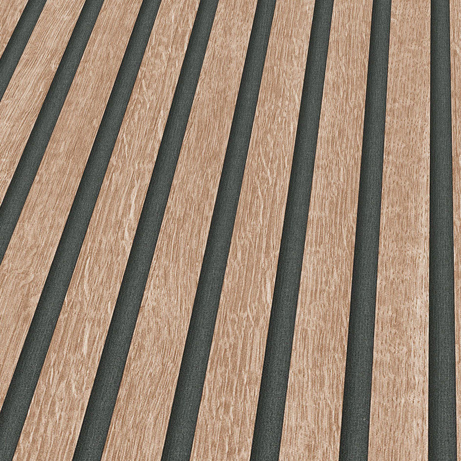 10400-32 Acoustic Wood Panelling Beige Wallpaper By Erismann