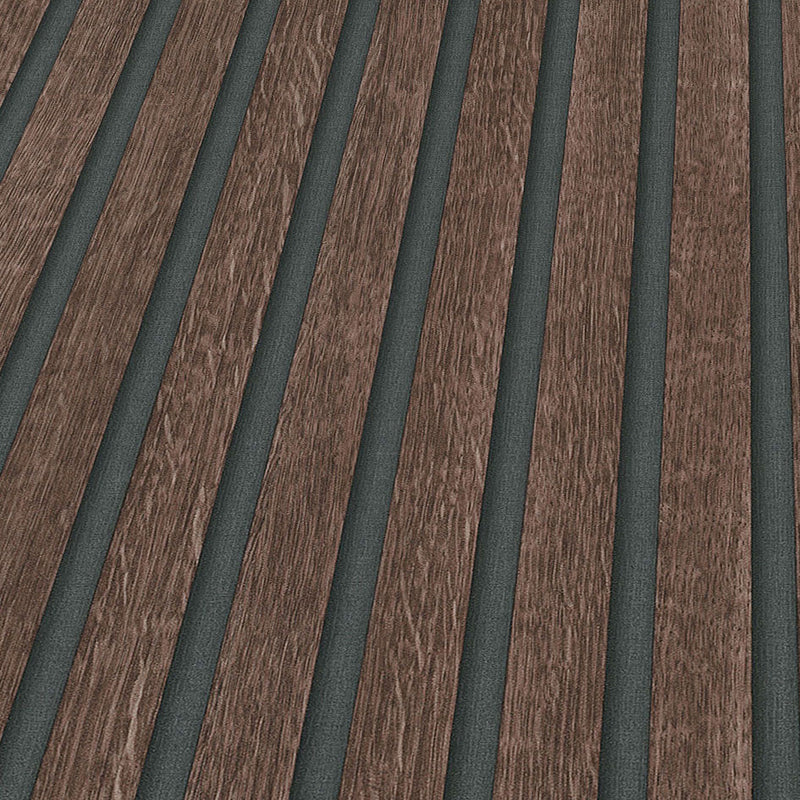 10400-33 Acoustic Wood Panelling Brown Wallpaper By Erismann