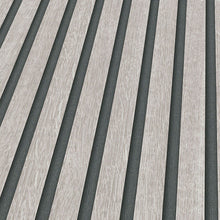 10400-38 Acoustic Wood Panelling Taupe Wallpaper By Erismann