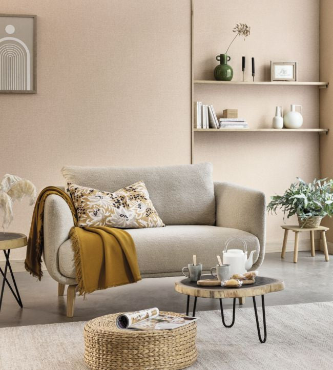 MIP104011474 Uni Mat Biscuit Wallpaper by Caselio