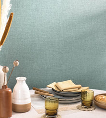 JTE104017670 Jute Menthe Wallpaper By Caselio
