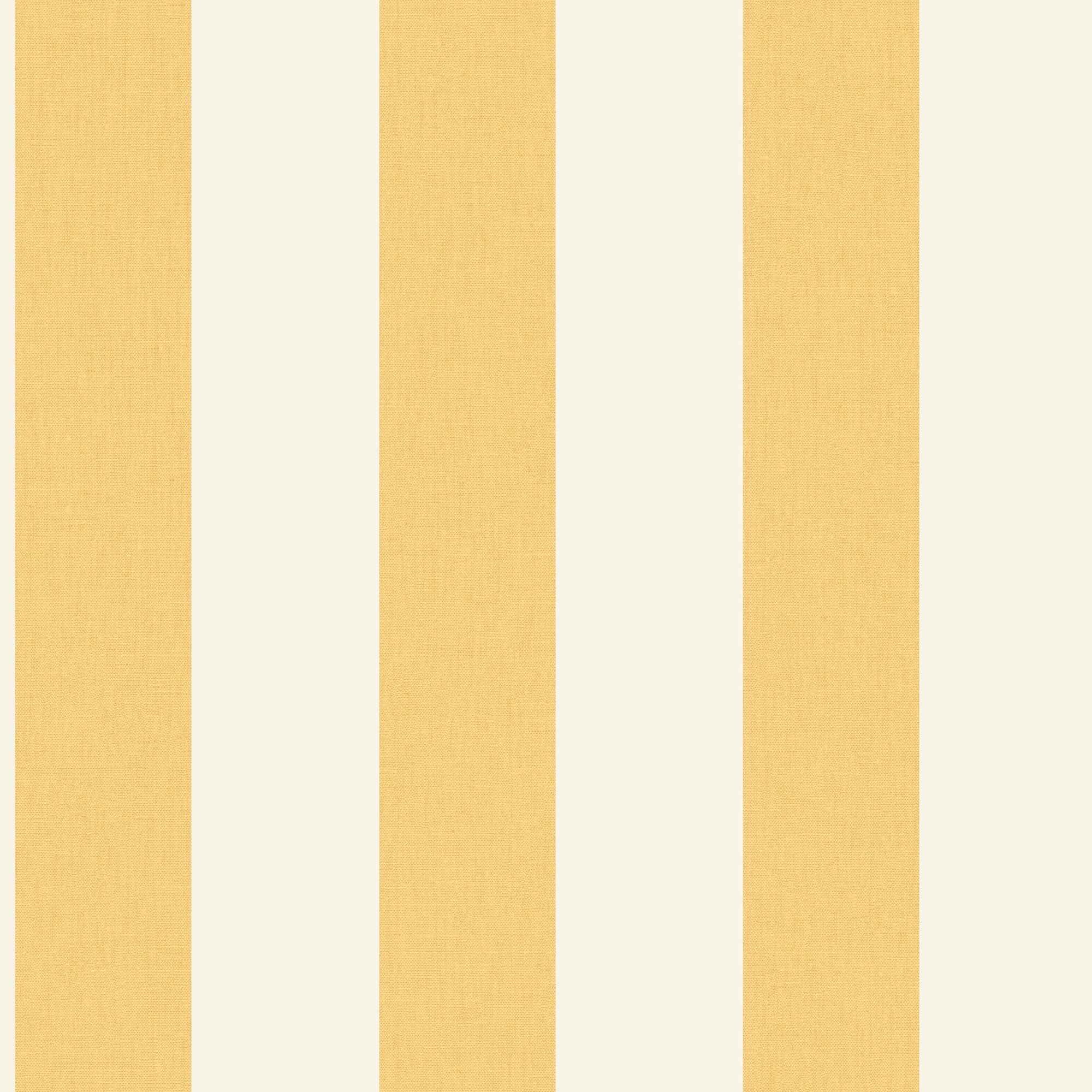 104042000 Linen Lines Jaune Soleil Wallpaper by Caselio
