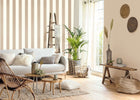 MIP104042167 Linen Lines Taupe Wallpaper by Caselio
