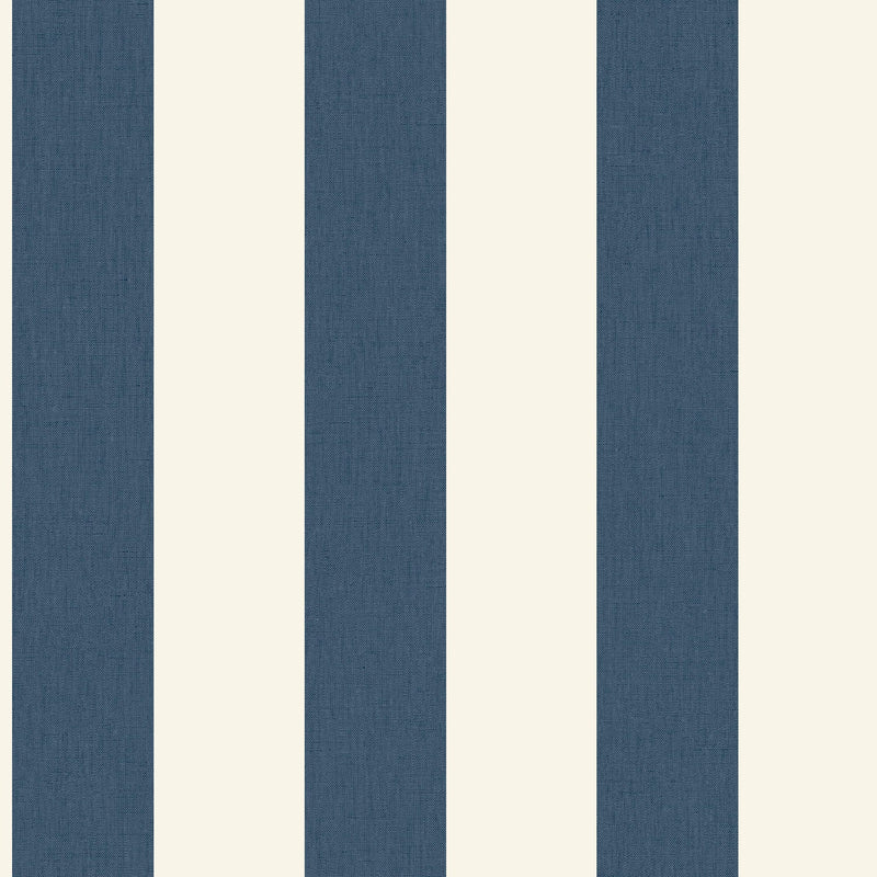 104046387 Linen Lines Bleu Denim Wallpaper by Caselio