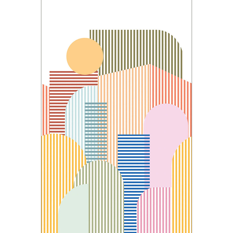 104053678 Parallele Basics Panoramique Wall Mural By Caselio