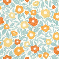 Lucky Orange Jaune Happy Therapy Wallpaper by Caselio