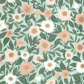 Lucky Vert d'eau Rose Happy Therapy Wallpaper by Caselio
