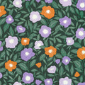 Lucky Violet Orange Happy Therapy Wallpaper by Caselio