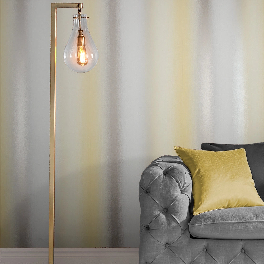 104077 Wildflower Stripe Floriculture Wallpaper by Graham and Brown