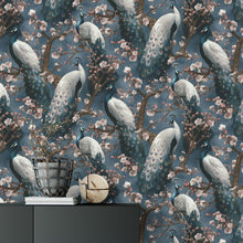 10414-08 Play Of Light Peacock Wallpaper By Erismann