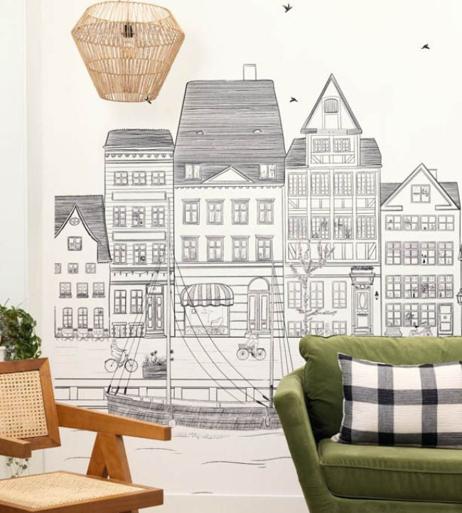 MLGT104210901 Copenhague Mural Moonlight 2 Wallpaper By Caselio