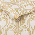 Art Deco Gold Established Wallpaper by Graham and Brown
