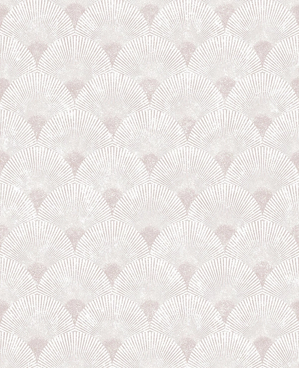 104302 Fan Rose Gold Established Wallpaper by Graham and Brown