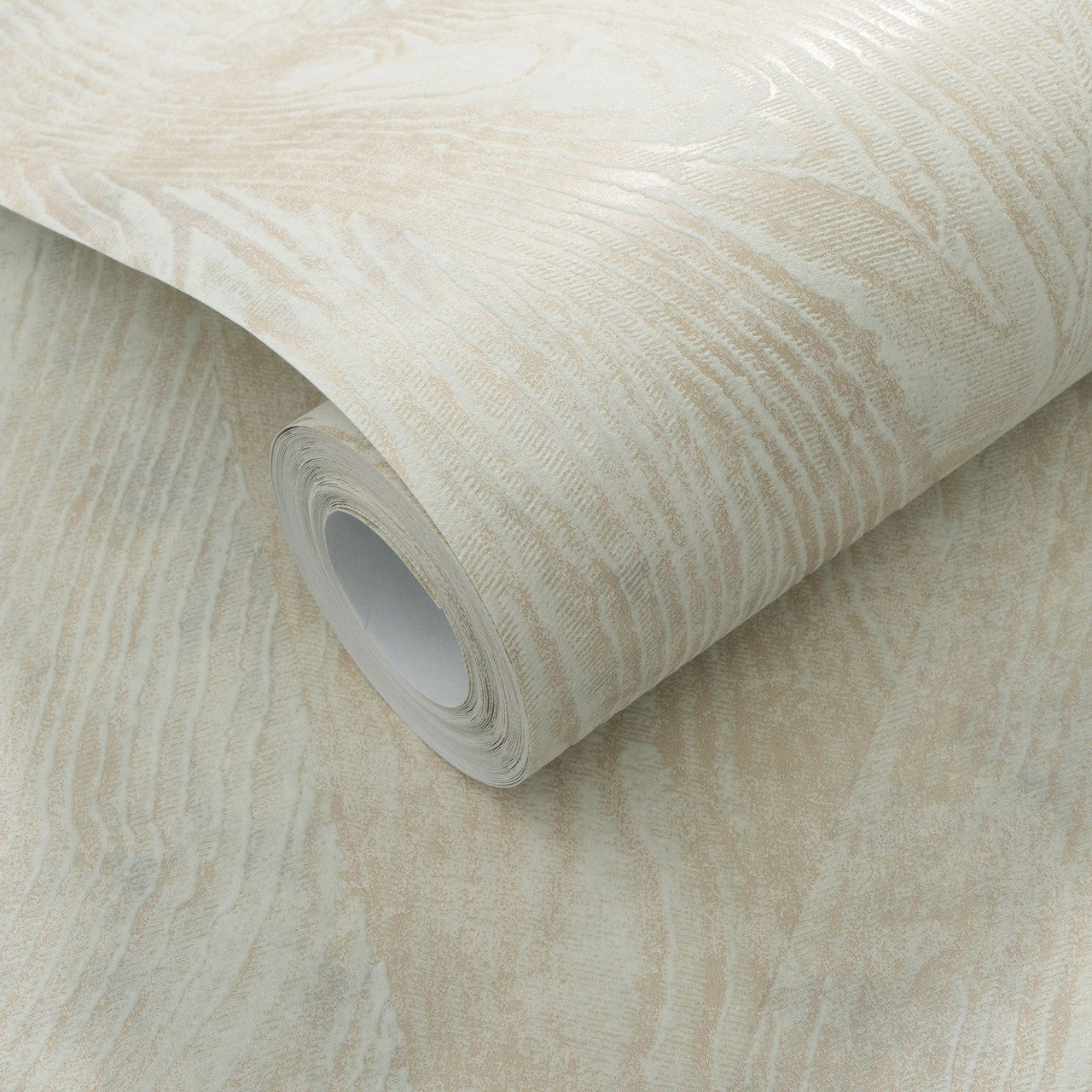 10439-02 Sonata Wood Grain Beige Metallic Wallpaper By Erismann