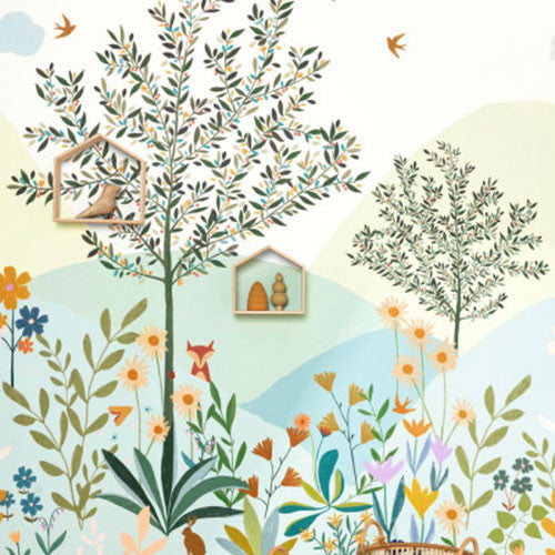 104460743 Heidi Mural Let's Go Girls! Wallpaper By Caselio