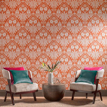 104552 Imperial Orange Wallpaper by Graham and Brown