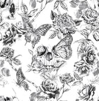 104560 Skull Roses Curiosity Wallpaper by Graham and Brown