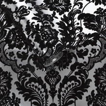 104562 Gothic Damask Flock Established Wallpaper by Graham and Brown