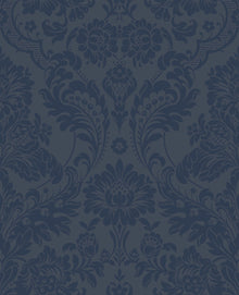 104563 Gothic Damask Flock Established Wallpaper by Graham and Brown