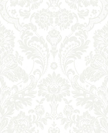 104565 Gothic Damask Flock Established Wallpaper by Graham and Brown