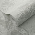 10459-24 Largo Leaf Olive Metallic Wallpaper By Erismann