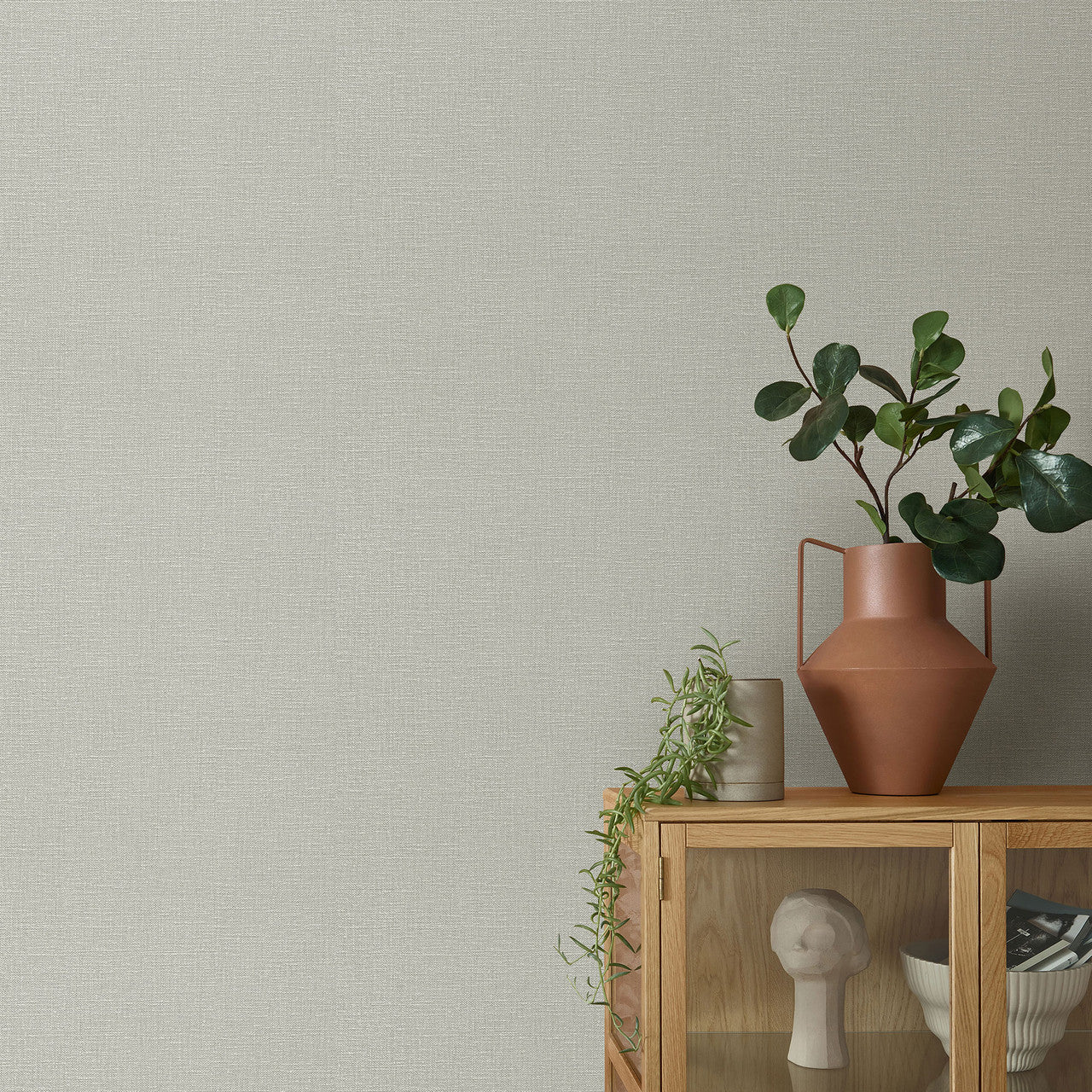 10463-24 Dolce Woven Texture Olive Wallpaper By Erisman