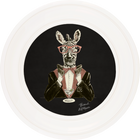 Happy Hour Marty on Charcoal Black Framed Art Prints by Brand McKenzie