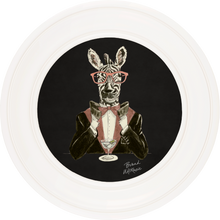 Happy Hour Marty on Charcoal Black Framed Art Prints by Brand McKenzie