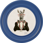 Happy Hour Marty on Chalk White Framed Art Prints by Brand McKenzie