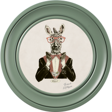 Happy Hour Marty on Chalk White Framed Art Prints by Brand McKenzie