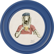 Happy Hour Bruce on Chalk White Framed Art Prints by Brand McKenzie