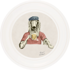 Happy Hour Bruce on Chalk White Framed Art Prints by Brand McKenzie