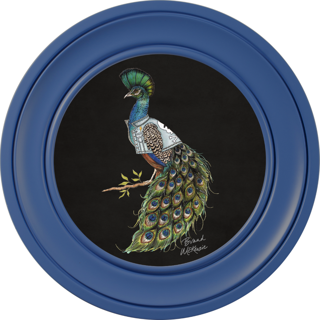 Punk Rocks Prince on Charcoal Black Framed Art Prints by Brand McKenzie