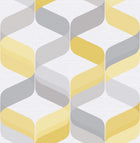 104817 Retro Lemon Curiosity Wallpaper by Graham and Brown