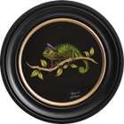 Punk Rocks Cleo on Charcoal Black Framed Art Prints by Brand McKenzie