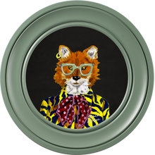 Fine China Todd on Charcoal Black Framed Art Prints by Brand McKenzie