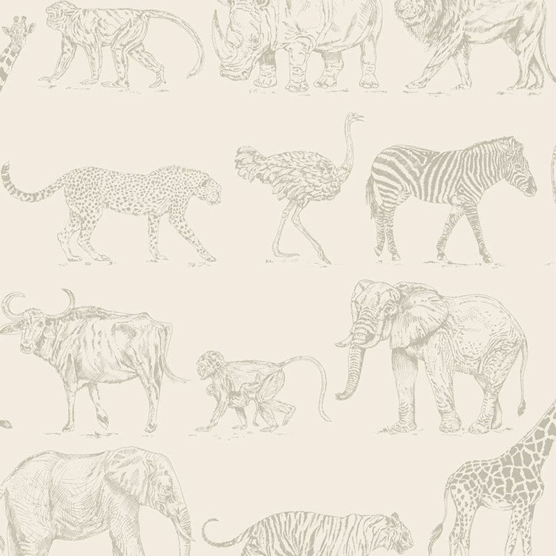 104894 Safari Rose Gold Wallpaper By Graham & Brown