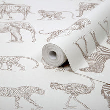 104894 Safari Rose Gold Wallpaper By Graham & Brown