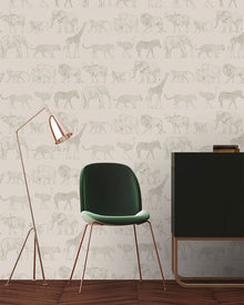 104894 Safari Rose Gold Wallpaper By Graham & Brown