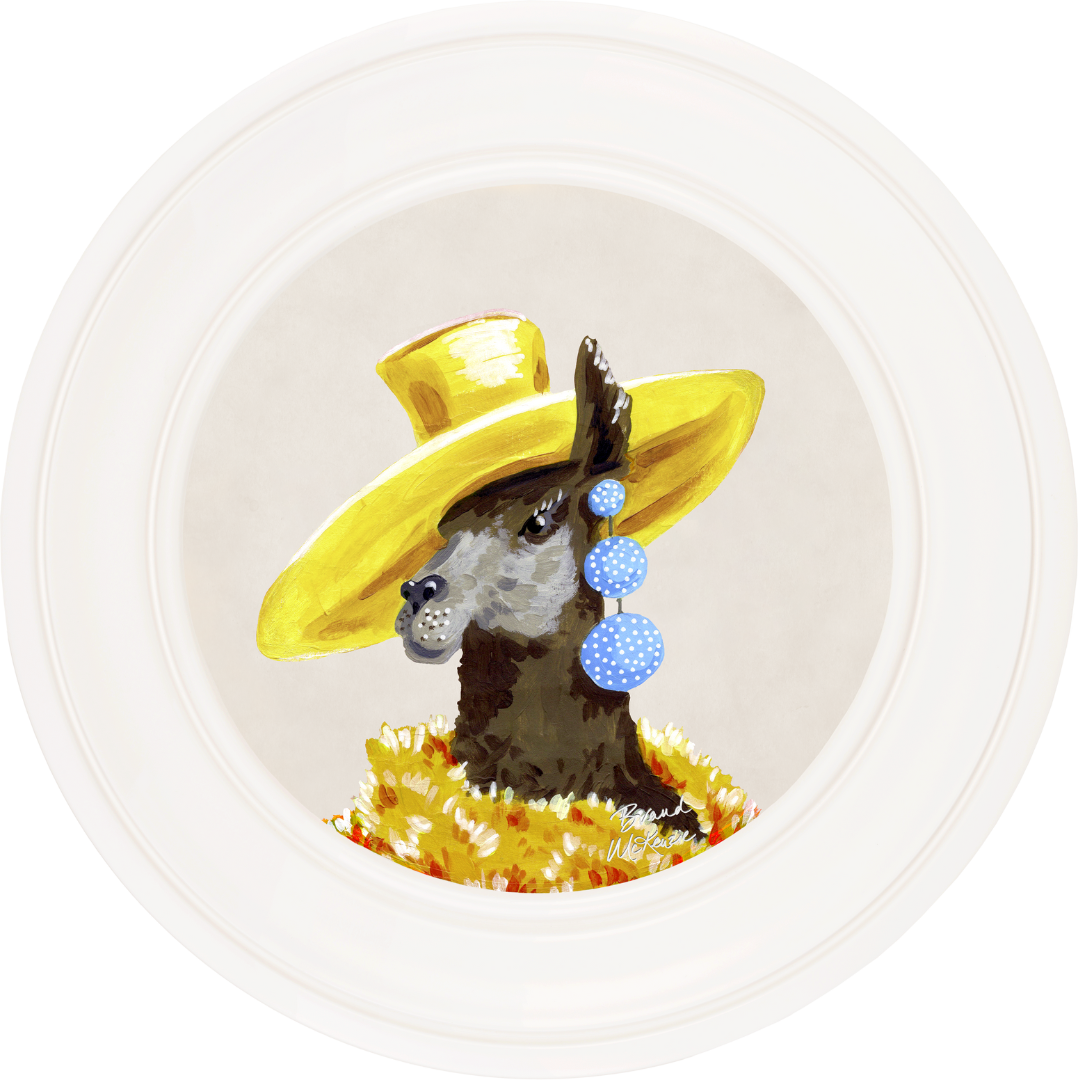 Fine China Lily on Chalk White Framed Art Prints by Brand McKenzie