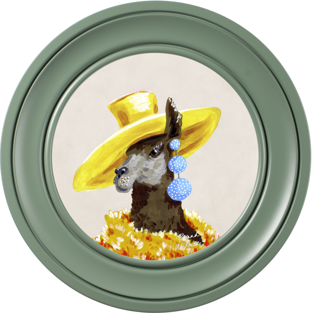 Fine China Lily on Chalk White Framed Art Prints by Brand McKenzie