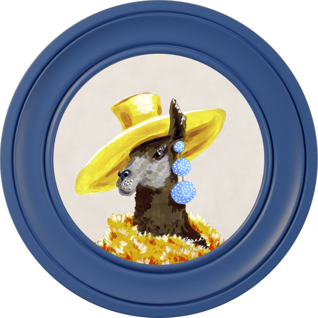 Fine China Lily on Chalk White Framed Art Prints by Brand McKenzie