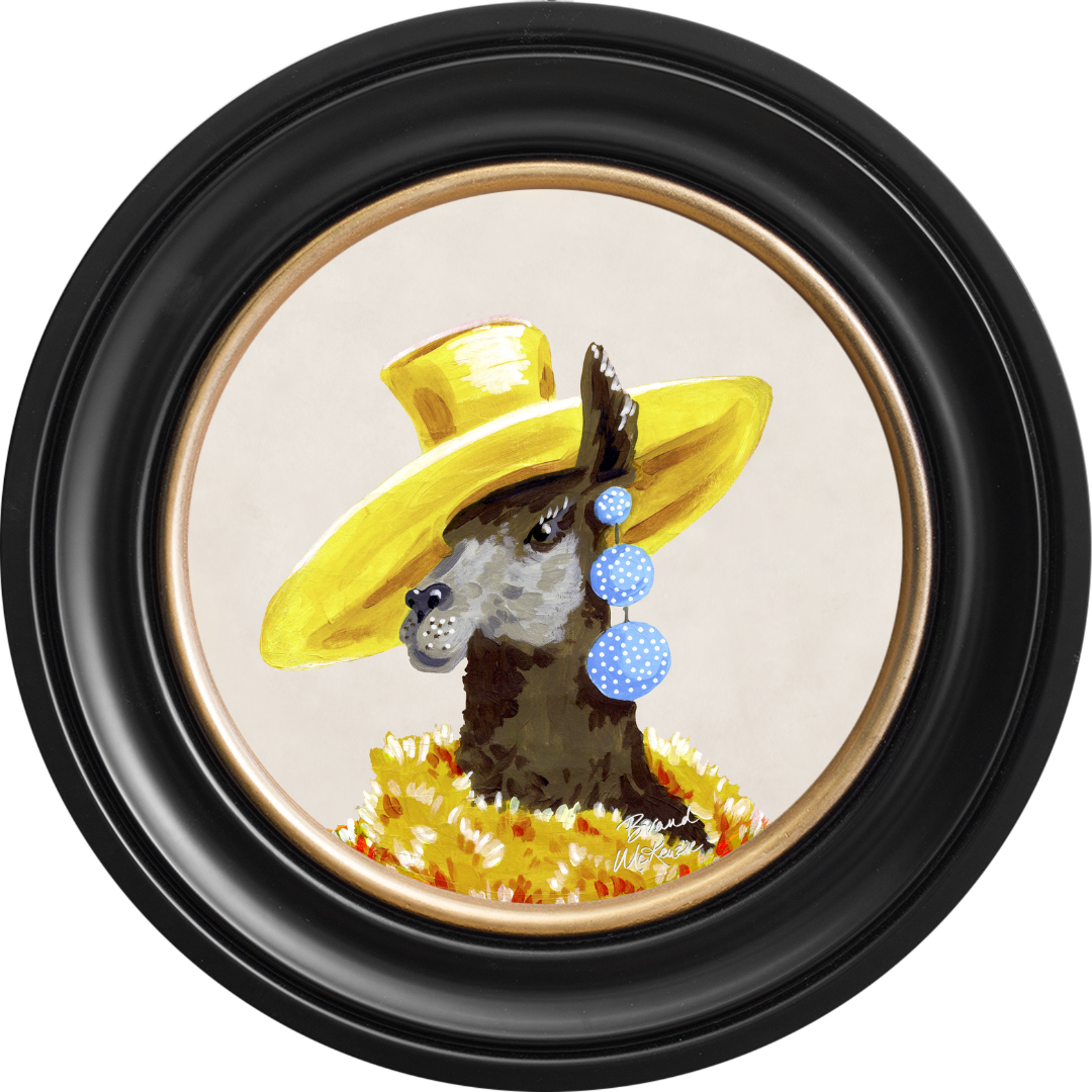 Fine China Lily on Chalk White Framed Art Prints by Brand McKenzie